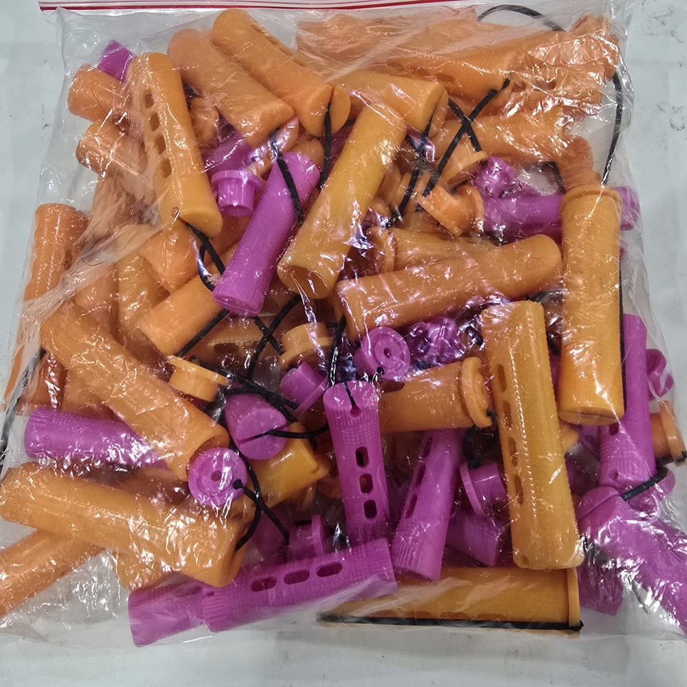 Orange and Pink Perm Rods